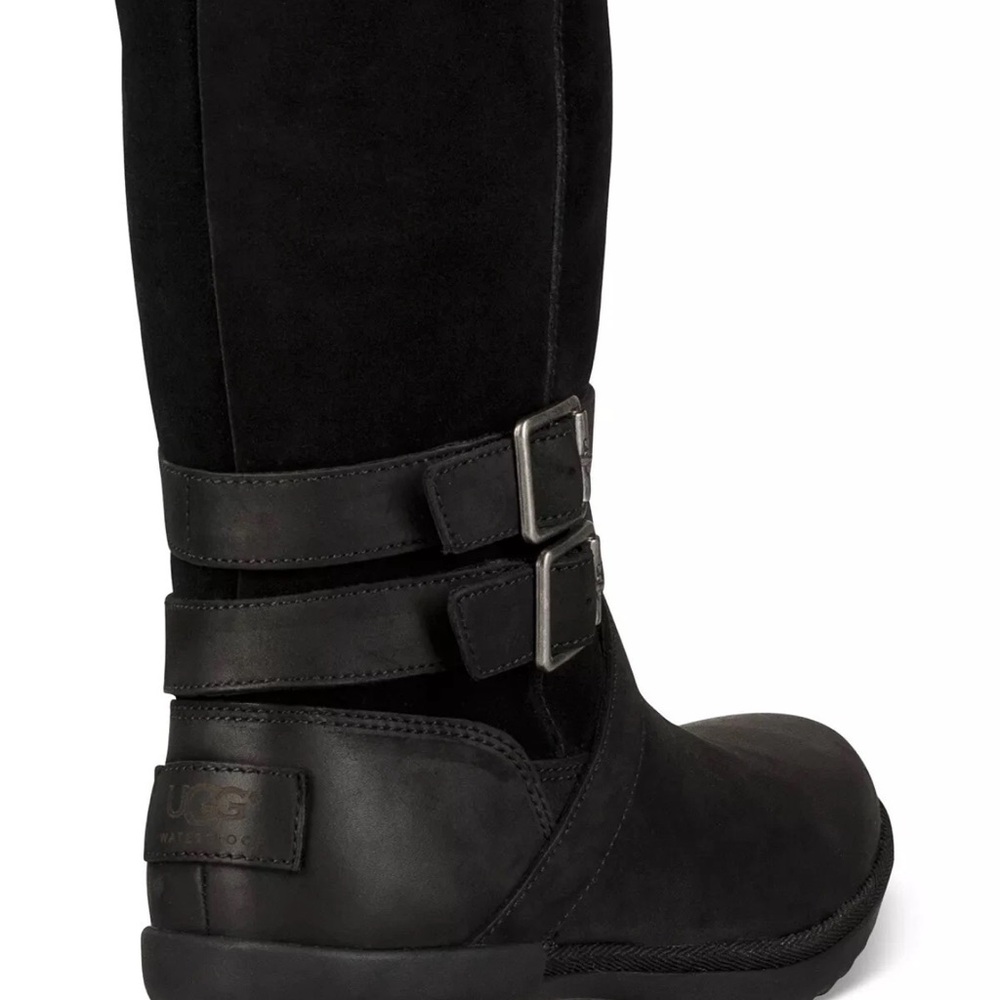 UGG Lorna Waterproof Winter Boots - Black Women's Size 9.5 - NWT - NIB - Picture 5 of 7